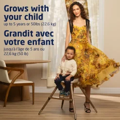 Kiskadee 360° Rotating High Chair - Natural