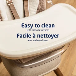 Kiskadee 360° Rotating High Chair - Natural