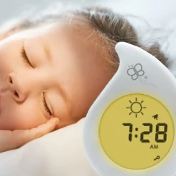 Klöck Rechargeable Night Light & Learning Alarm Clock