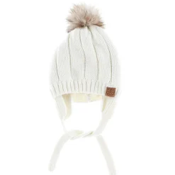 Knit Pompom Beanie 0-18m