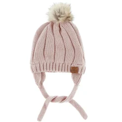 Knit Pompom Beanie 0-18m