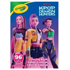 KPOP Demon Hunters Colouring Book