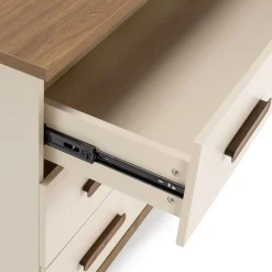 Lala 3 Drawers Dresser Chest - Almont Walnut