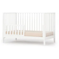 Lala 3-In-1 Convertible Crib - White