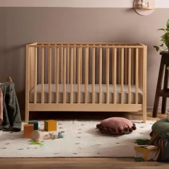 Lala 3-In-1 Convertible Crib - Natural