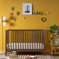 Lala 3-In-1 Convertible Crib - Walnut