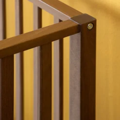 Lala 3-In-1 Convertible Crib - Walnut