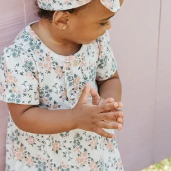 Lamb Flowers Dress 3-24m