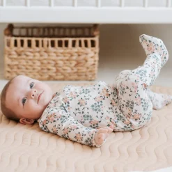 Lamb Flowers Pajamas 0-12m