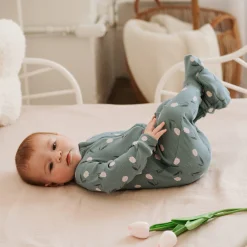 Lamb Ribbed Pajamas 0-12m