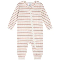 Lamb Striped Pajamas 0-12m