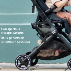 Lara Ultracompact Stroller - Essential Black