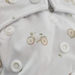 Large Elastic Cloth Diaper 10-35lb - Bicycle