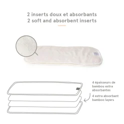 Large Elastic Cloth Diaper 8-35lb - Cheese