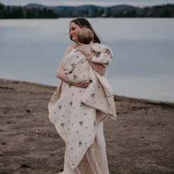 4-Layer Muslin Blanket - Blueberry