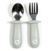 Learning Spoon & Fork Set - Sage