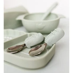 Learning Spoon and Fork Set - Alligator