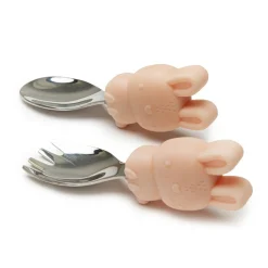 Learning Spoon and Fork Set - Bunny