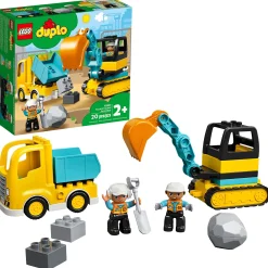 LEGO® DUPLO® Construction Truck & Tracked Excavator