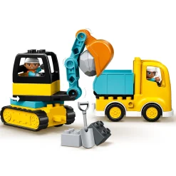 LEGO® DUPLO® Construction Truck & Tracked Excavator