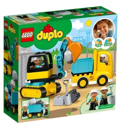 LEGO® DUPLO® Construction Truck & Tracked Excavator