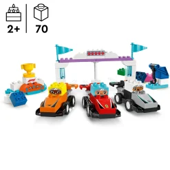 LEGO® DUPLO® Town F1® Team Race Cars & Drivers