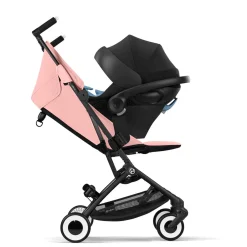 Libelle Stroller - Black / Light Pink
