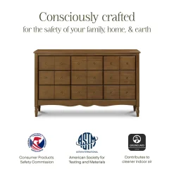 Liberty 9 Drawers Dresser - Natural Walnut