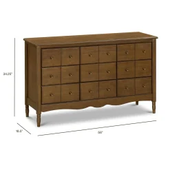 Liberty 9 Drawers Dresser - Natural Walnut