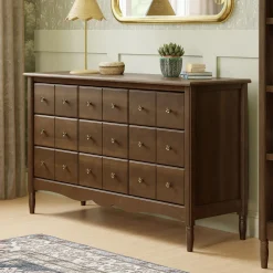 Liberty 9 Drawers Dresser - Natural Walnut