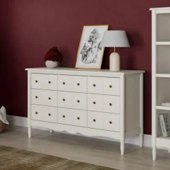 Liberty 9 Drawers Dresser - Warm White