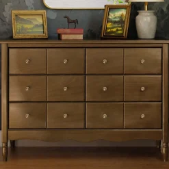 Liberty 6-Drawer Assembled Dresser - Natural Walnut