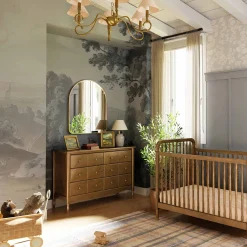 Liberty 6-Drawer Assembled Dresser - Natural Walnut