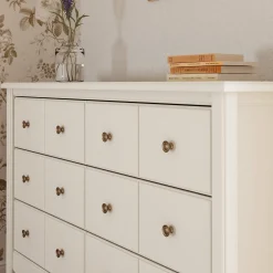 Liberty 6-Drawer Assembled Dresser - Warm White