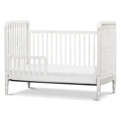 Liberty 3-in-1 Convertible Spindle Crib With Conversion Kit - Warm White
