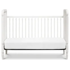 Liberty 3-in-1 Convertible Spindle Crib With Conversion Kit - Warm White