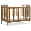 Liberty 3-in-1 Convertible Spindle Crib With Conversion Kit - Natural Walnut