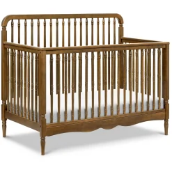 Liberty 4-in-1 Convertible Spindle Crib - Natural Hazelnut