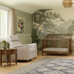 Liberty 4-in-1 Convertible Spindle Crib - Natural Hazelnut