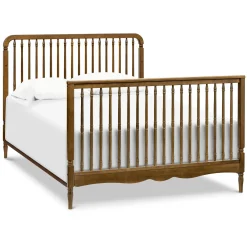 Liberty 4-in-1 Convertible Spindle Crib - Natural Hazelnut