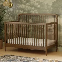 Liberty 4-in-1 Convertible Spindle Crib - Natural Hazelnut