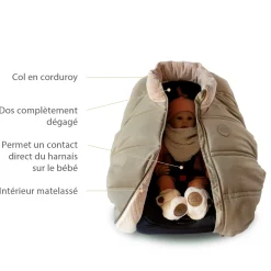 Light Car Seat Cover - Lichen