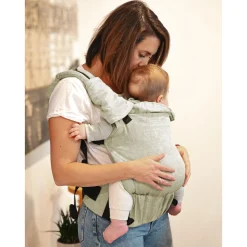 Linen Baby Carrier 3 Positions - Mint