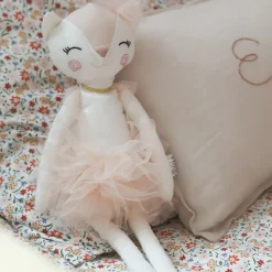 Linen Cat Ballerina Dress