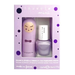 Lip Balm Nail Polish Duo - Purple