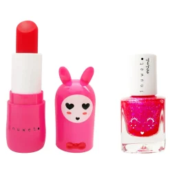 Lip Balm Nail Polish Duo- Fuchsia
