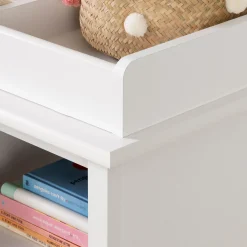 Little Smileys Changing Table with Station - Pure White