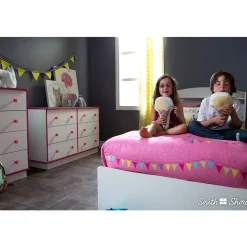 Logik Twin bed with 3 Drawers - White