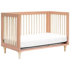 Lolly 3-in-1 Convertible Crib with Toddler Bed Conversion - Canyon / Washed Natural