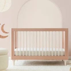 Lolly 3-in-1 Convertible Crib with Toddler Bed Conversion - Canyon / Washed Natural
